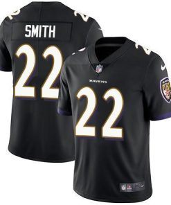 Nike Baltimore Ravens #22 Jimmy Smith Black Alternate Men's Stitched NFL Vapor Untouchable Limited Jersey Men's