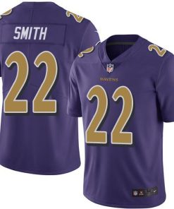 Nike Baltimore Ravens #22 Jimmy Smith Purple Men's Stitched NFL Limited Rush Jersey Men's