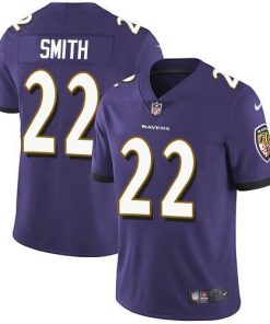 Nike Baltimore Ravens #22 Jimmy Smith Purple Team Color Men's Stitched NFL Vapor Untouchable Limited Jersey Men's