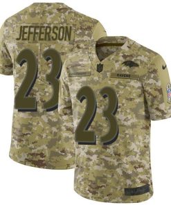 Nike Baltimore Ravens #23 Tony Jefferson Camo Men's Stitched NFL Limited 2018 Salute To Service Jersey Men's