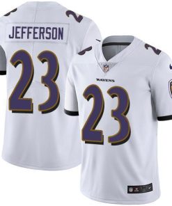 Nike Baltimore Ravens #23 Tony Jefferson White Men's Stitched NFL Vapor Untouchable Limited Jersey Men's