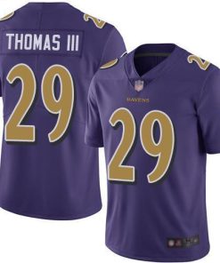 Nike Baltimore Ravens #29 Earl Thomas III Purple Men's Stitched NFL Limited Rush Jersey Men's