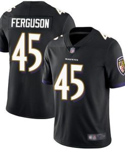 Nike Baltimore Ravens #45 Jaylon Ferguson Black Alternate Men's Stitched NFL Vapor Untouchable Limited Jersey Men's