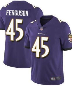 Nike Baltimore Ravens #45 Jaylon Ferguson Purple Team Color Men's Stitched NFL Vapor Untouchable Limited Jersey Men's