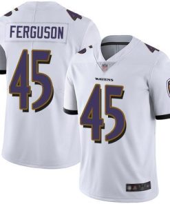 Nike Baltimore Ravens #45 Jaylon Ferguson White Men's Stitched NFL Vapor Untouchable Limited Jersey Men's
