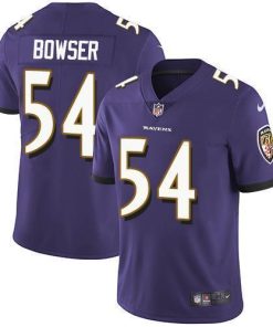 Nike Baltimore Ravens #54 Tyus Bowser Purple Team Color Men's Stitched NFL Vapor Untouchable Limited Jersey Men's
