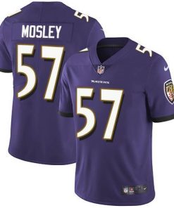 Nike Baltimore Ravens #57 C.J. Mosley Purple Team Color Men's Stitched NFL Vapor Untouchable Limited Jersey Men's