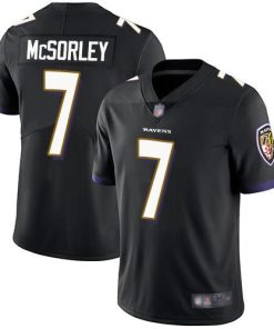 Nike Baltimore Ravens #7 Trace McSorley Black Alternate Men's Stitched NFL Vapor Untouchable Limited Jersey Men's
