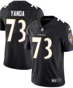 Nike Baltimore Ravens #73 Marshal Yanda Black Alternate Men's Stitched NFL Vapor Untouchable Limited Jersey Men's