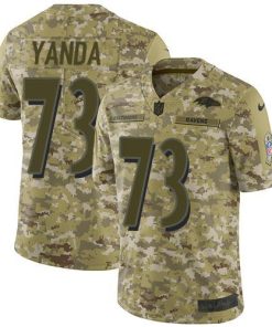 Nike Baltimore Ravens #73 Marshal Yanda Camo Men's Stitched NFL Limited 2018 Salute To Service Jersey Men's