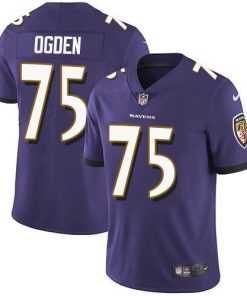 Nike Baltimore Ravens #75 Jonathan Ogden Purple Team Color Men's Stitched NFL Vapor Untouchable Limited Jersey Men's