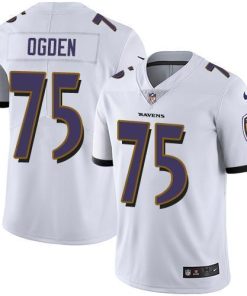 Nike Baltimore Ravens #75 Jonathan Ogden White Men's Stitched NFL Vapor Untouchable Limited Jersey Men's