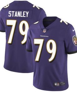 Nike Baltimore Ravens #79 Ronnie Stanley Purple Team Color Men's Stitched NFL Vapor Untouchable Limited Jersey Men's