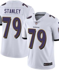 Nike Baltimore Ravens #79 Ronnie Stanley White Men's Stitched NFL Vapor Untouchable Limited Jersey Men's