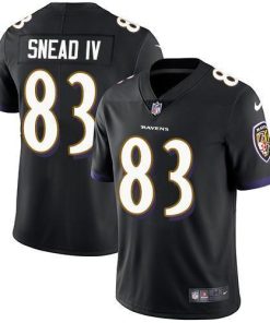 Nike Baltimore Ravens #83 Willie Snead IV Black Alternate Men's Stitched NFL Vapor Untouchable Limited Jersey Men's