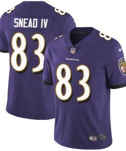 Nike Baltimore Ravens #83 Willie Snead IV Purple Team Color Men's Stitched NFL Vapor Untouchable Limited Jersey Men's