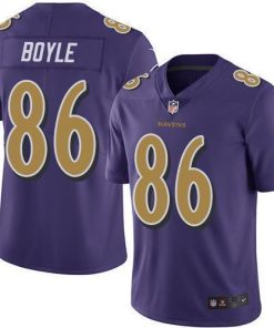 Nike Baltimore Ravens #86 Nick Boyle Purple Men's Stitched NFL Limited Rush Jersey Men's