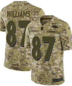 Nike Baltimore Ravens #87 Maxx Williams Camo Men's Stitched NFL Limited 2018 Salute To Service Jersey Men's