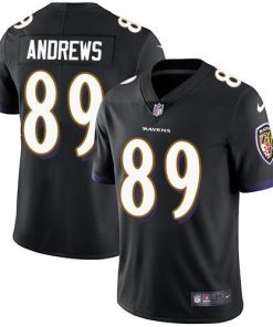 Nike Baltimore Ravens #89 Mark Andrews Black Alternate Men's Stitched NFL Vapor Untouchable Limited Jersey Men's