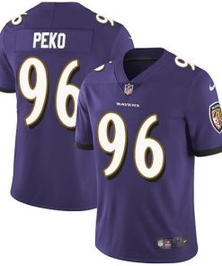 Nike Baltimore Ravens #96 Domata Peko Sr Purple Team Color Men's Stitched NFL Vapor Untouchable Limited Jersey Men's
