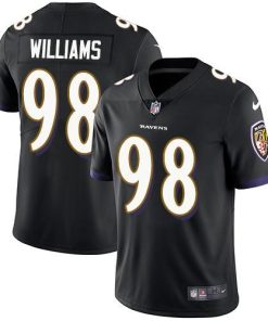Nike Baltimore Ravens #98 Brandon Williams Black Alternate Men's Stitched NFL Vapor Untouchable Limited Jersey Men's