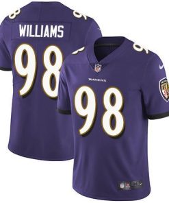 Nike Baltimore Ravens #98 Brandon Williams Purple Team Color Men's Stitched NFL Vapor Untouchable Limited Jersey Men's