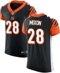 Nike Bengals #28 Joe Mixon Black Team Color Men's Stitched NFL Vapor Untouchable Elite Jersey