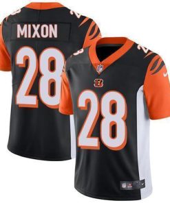 Nike Bengals #28 Joe Mixon Black Team Color Men's Stitched NFL Vapor Untouchable Limited Jersey