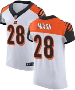 Nike Bengals #28 Joe Mixon White Men's Stitched NFL Vapor Untouchable Elite Jersey
