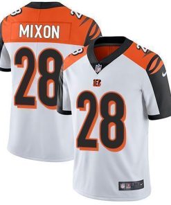 Nike Bengals #28 Joe Mixon White Men's Stitched NFL Vapor Untouchable Limited Jersey