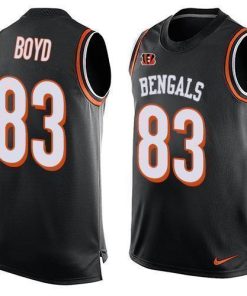 Nike Bengals #83 Tyler Boyd Black Team Color Men's Stitched NFL Limited Tank Top Jersey