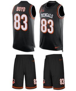 Nike Bengals #83 Tyler Boyd Black Team Color Men's Stitched NFL Limited Tank Top Suit Jersey