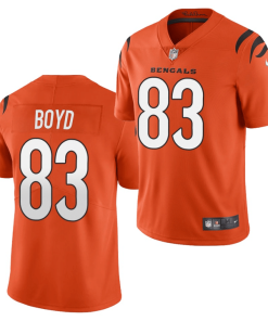 Nike Bengals #83 Tyler Boyd Orange Men's Nike Alternate Vapor Limited Jersey