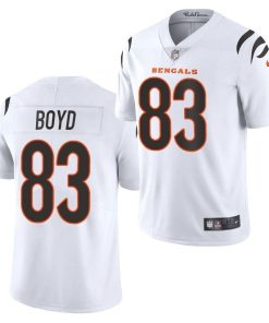 Nike Bengals #83 Tyler Boyd White Men's Nike Vapor Limited Jersey