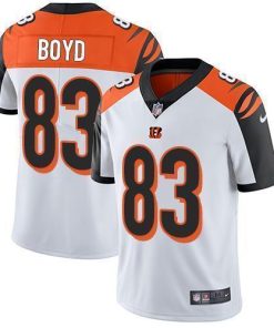 Nike Bengals #83 Tyler Boyd White Men's Stitched NFL Vapor Untouchable Limited Jersey