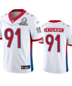 Nike Bengals #91 Trey Hendrickson Men's NFL 2022 AFC Pro Bowl Game Jersey White