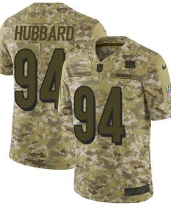 Nike Bengals #94 Sam Hubbard Camo Men's Stitched NFL Limited 2018 Salute To Service Jersey