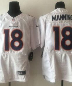 Nike Broncos #18 Peyton Manning White Men's Stitched NFL Elite Event Jersey