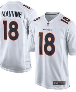 Nike Broncos #18 Peyton Manning White Men's Stitched NFL Game Event Jersey