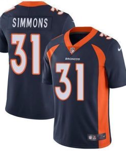 Nike Broncos #31 Justin Simmons Navy Blue Alternate Men's Stitched NFL Vapor Untouchable Limited Jersey