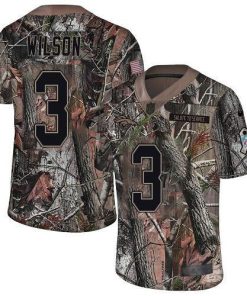 Nike Broncos #3 Russell Wilson Camo Men's Stitched NFL Limited Rush Realtree Jersey
