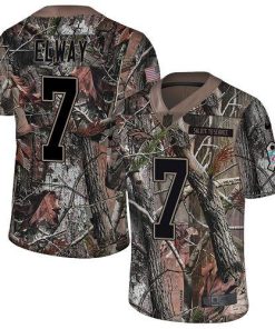Nike Broncos #7 John Elway Camo Men's Stitched NFL Limited Rush Realtree Jersey