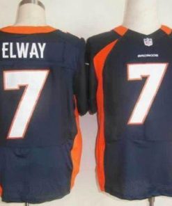 Nike Broncos #7 John Elway Navy Blue Alternate Men's Stitched NFL Elite Jersey