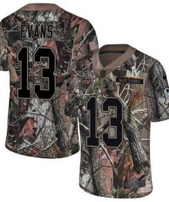 Nike Buccaneers #13 Mike Evans Camo Men's Super Bowl LV Bound Stitched NFL Limited Rush Realtree Jersey