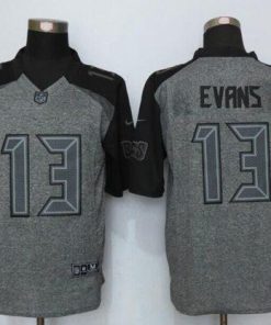 Nike Buccaneers #13 Mike Evans Gray Men's Stitched NFL Limited Gridiron Gray Jersey