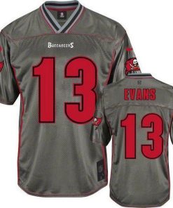 Nike Buccaneers #13 Mike Evans Grey Men's Stitched NFL Elite Vapor Jersey