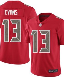 Nike Buccaneers #13 Mike Evans Red Men's Stitched NFL Limited Rush Jersey