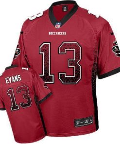 Nike Buccaneers #13 Mike Evans Red Team Color Men's Stitched NFL Elite Drift Fashion Jersey