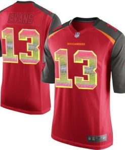 Nike Buccaneers #13 Mike Evans Red Team Color Men's Stitched NFL Limited Strobe Jersey