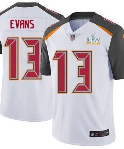 Nike Buccaneers #13 Mike Evans White Men's Super Bowl LV Bound Stitched NFL Vapor Untouchable Limited Jersey